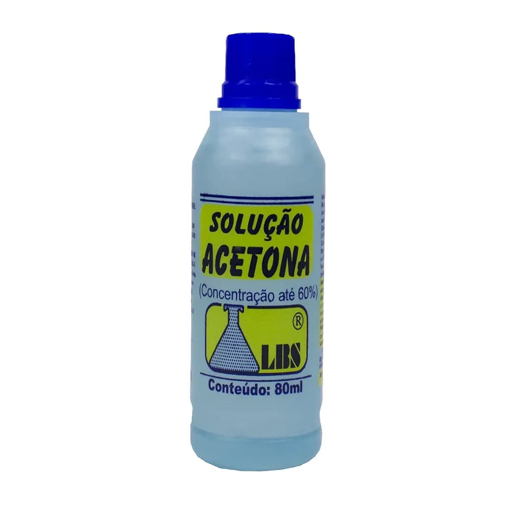 ACETONA REMOVEDOR DE ESMALTE CONCENTRAÇÃO A 60% LBS