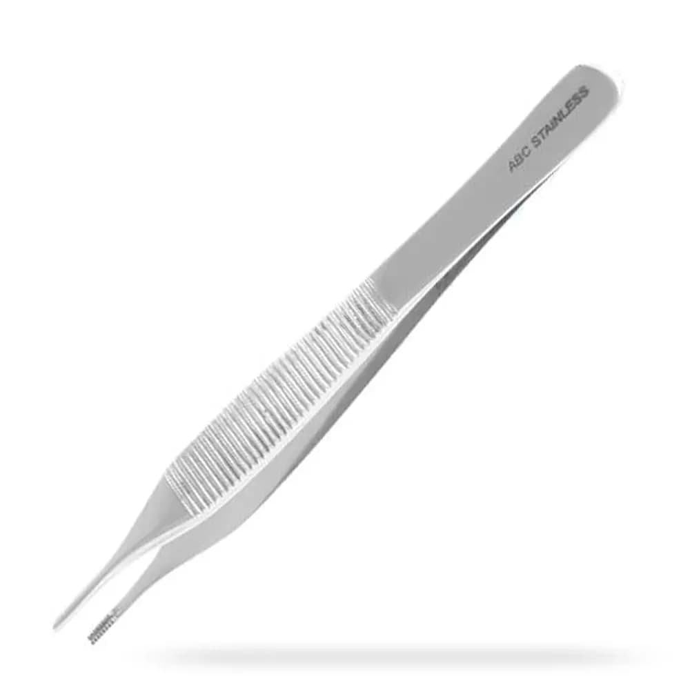 PINÇA ADSON C/DENTE DE RATO EM AÇO INOX TAM 1X2 ABC