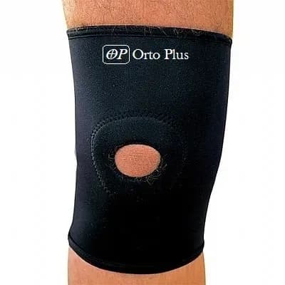 JOELHEIRA NEOPRENE COM ORIFICIO E REFORÇO ORTOPLUS