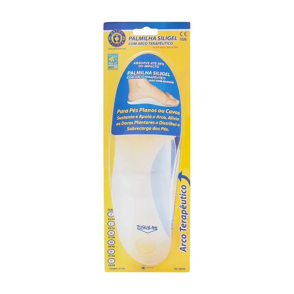 PALMILHA SILIGEL C/ARCO TERAPÊUTICO ORTHO PAUHER