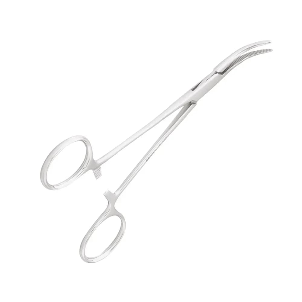 PINÇA CRILE CURVA EM AÇO INOX PARA PEDÍCULOS ABC