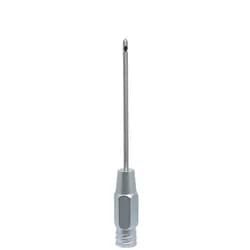 Microcânula Conector Luer Lock Inox 1,8mm x 04cm