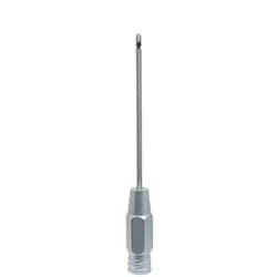 Microcânula Conector Luer Lock Inox 1,8mm x 05cm