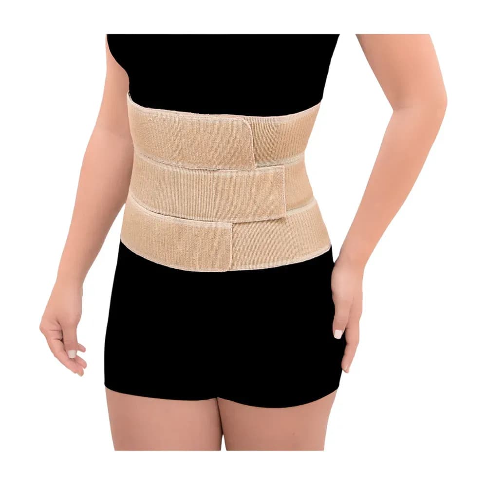 FAIXA CINTA ABDOMINAL ABERTA 3 ELÁSTICOS FLAMBÉ