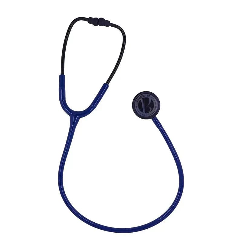 Estetoscópio Adulto / Pediátrico Duplo Inox Azul Marinho Black - Bic