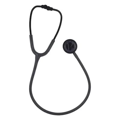 Estetoscópio Adulto / Pediátrico Duplo Inox Cinza Black - Bic
