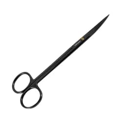 Tesoura Íris Curva com Vídea 14cm Black Ceramic