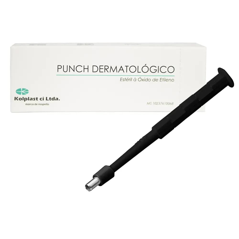 PUNCH DERMATOLÓGICO ESTÉRIL A UNIDADE KOLPLAST