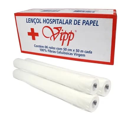 LENÇOL DE PAPEL VIRGEM SEM PICOTE C/06UN VIPP
