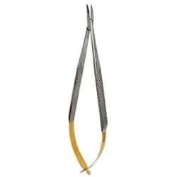 Porta Agulha Micro Castroviejo Curvo. 18 cm