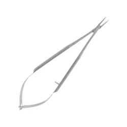 Porta Agulha Micro Castroviejo Curvo. 13 cm