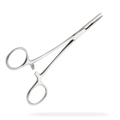PINÇA CIRÚRGICA EM AÇO INOX KELLY RETA ABC