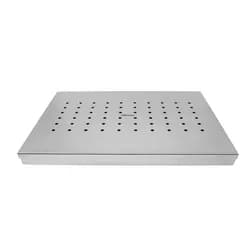 Estojo de Inox perfurado 29,5 x 19,5 x 2cm
