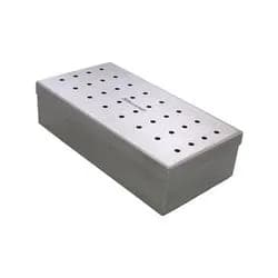 Estojo De Inox Perfurado. 20 x 10 x 05 cm