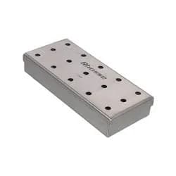 Estojo De Inox Perfurado. 12 x 05 x 02 cm