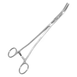 Pinça Z Clamp Parametrial Semi Curvo 24cm