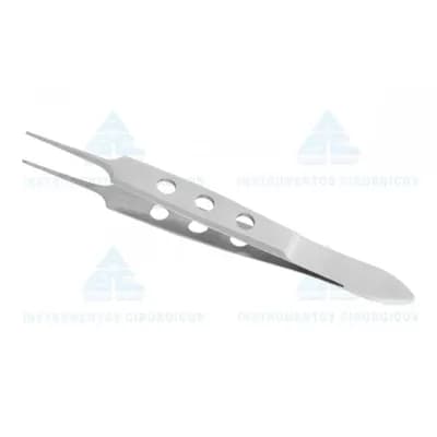 Pinça Bishop com Serrilha Reta 8 cm para Micro Cirurgia - ABC