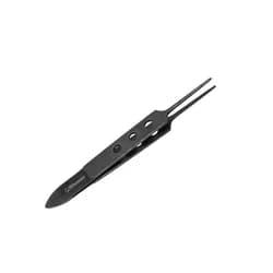 Pinça Micro Com Dente 11cm Black Ceramic