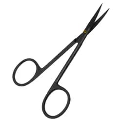Tesoura Íris Curva com Vídea 11cm Black Ceramic