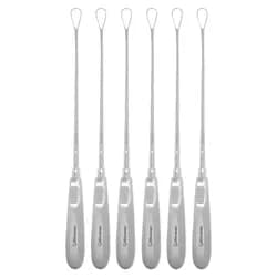 Cureta Recamier Aberta. Kit com 6 Unid