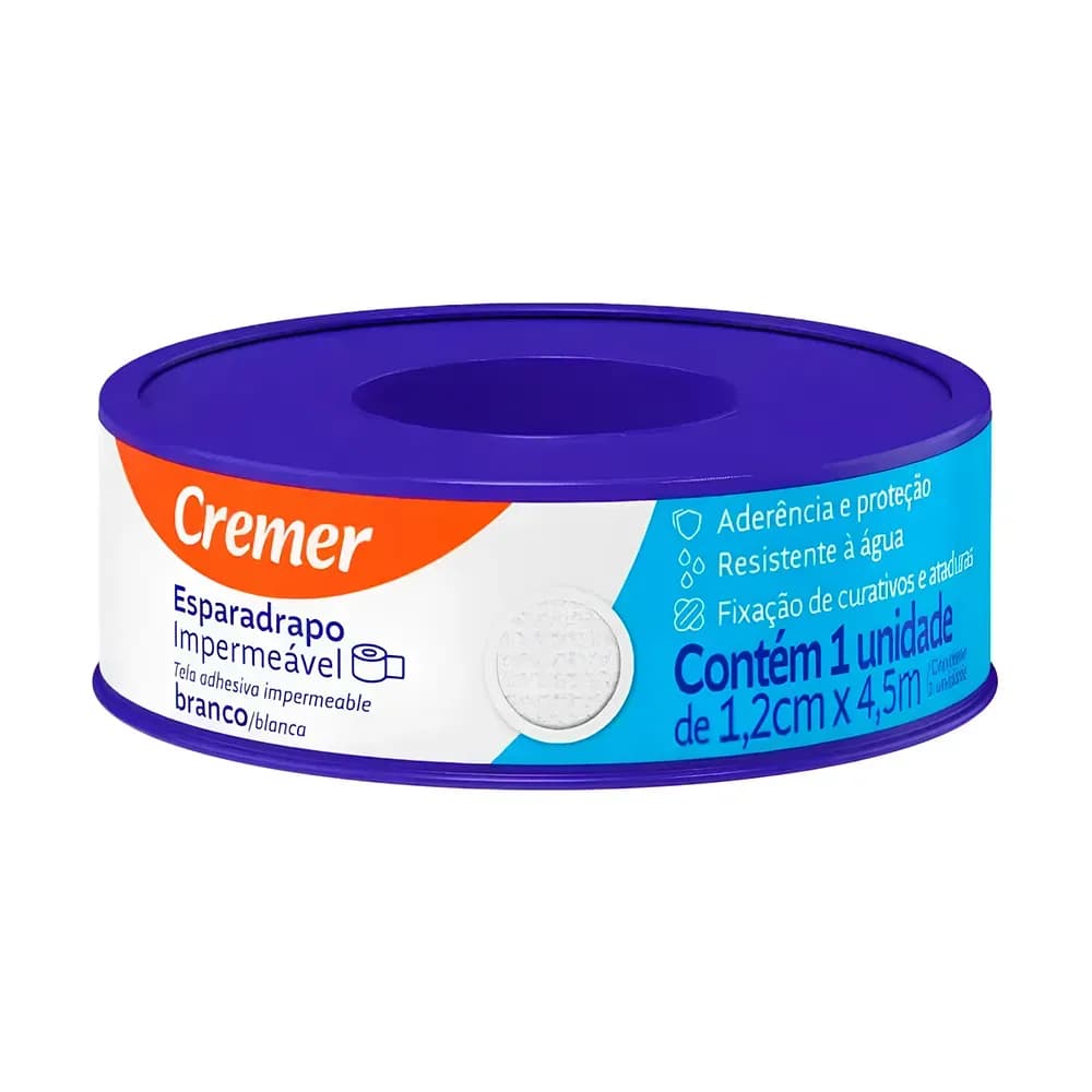 ESPARADRAPO IMPERMEÁVEL BRANCO CREMER