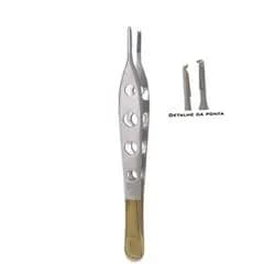 Pinça Adson Dente e Videa. 18 cm