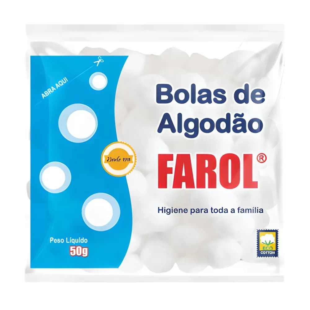 ALGODÃO EM BOLA HIDRÓFILO FAROL