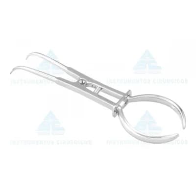 Pinça Palmer Porta Grampo 17 cm - ABC