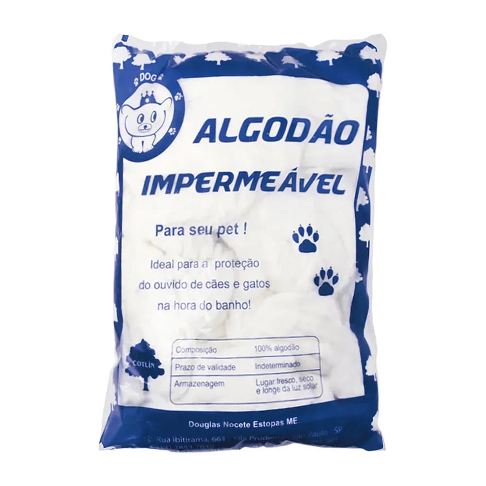 ALGODÃO HIDRÓFOBO IMPERMEÁVEL PARA CÃES E GATOS COTLÍN