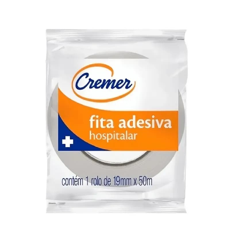 Fita Crepe Hospitalar Branca 19MMX50M C/1UN 668315