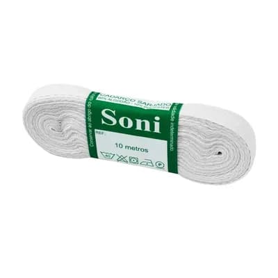 CADARÇO SARJADO PARA FIXAÇÃO CANULA TRAQUEOSTOMIA SONI