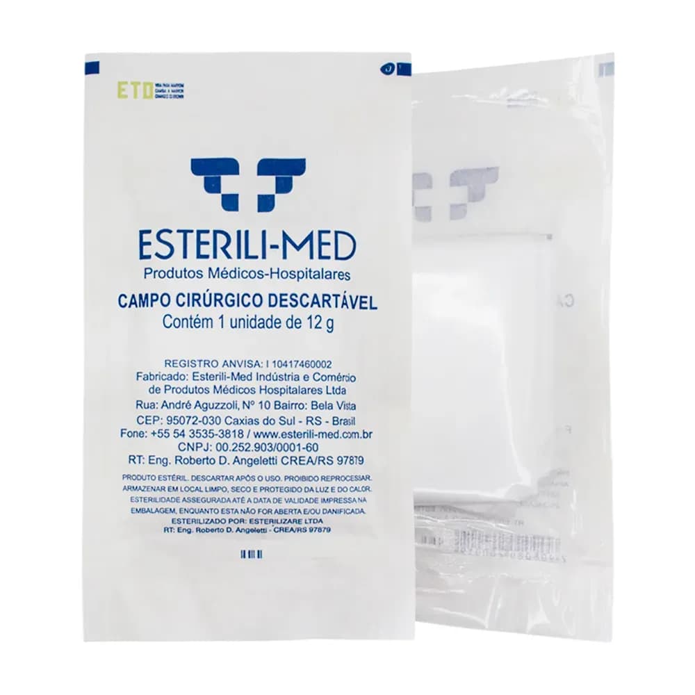 CAMPO CIRÚRGICO TRANSPARENTE ESTÉRIL ESTERILI-MED