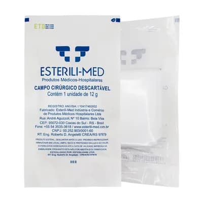 CAMPO CIRÚRGICO TRANSPARENTE ESTÉRIL ESTERILI-MED