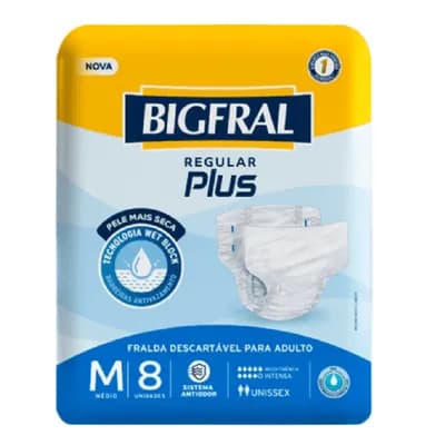 Fralda Bigfral Plus M C/8UN