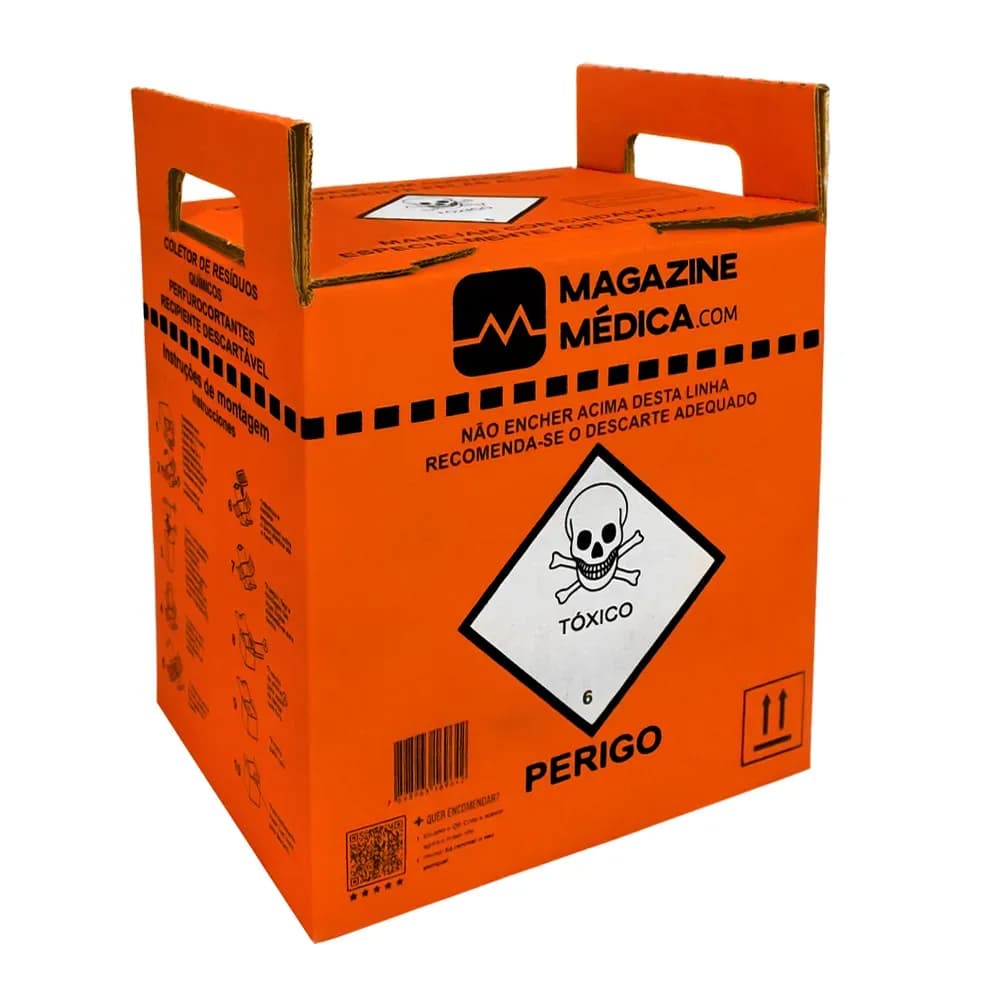 COLETOR PERFUROCORTANTES E RESÍDUOS QUÍMICOS