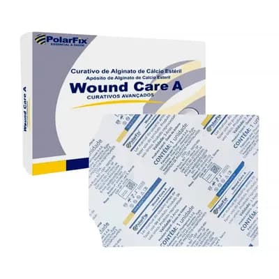 CURATIVO DE ALGINATO DE CÁLCIO WOUND CARE A POLARFIX