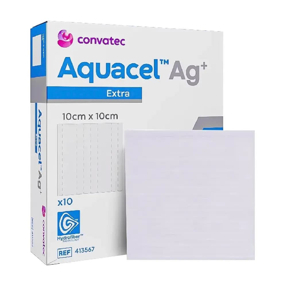 CURATIVO FERIDA ABERTA AQUACEL PRATA AG+EXTRA CONVATEC