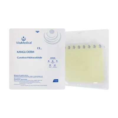 CURATIVO HIDROCOLÓIDE COM BORDA KANGLI DERM VITA MEDICAL