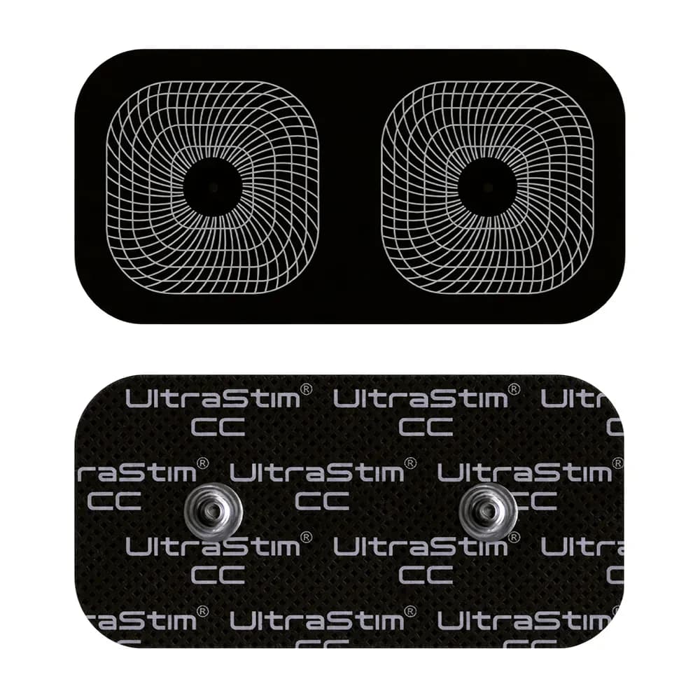 ELETRODO ADESIVO TENS/EMS ELETROESTIMULAÇÃO RETANGULAR 5CMX10CM 2UN ULTRASTIM AXELGAARD