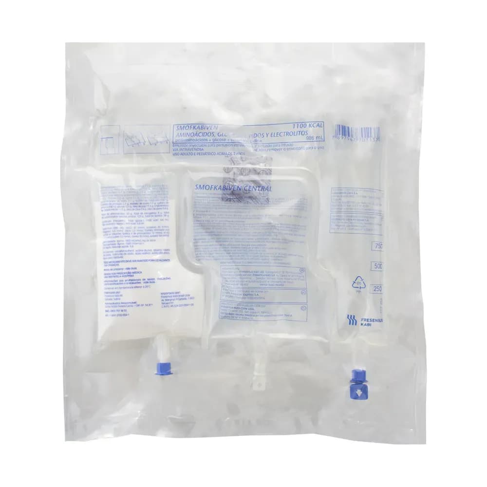 EMULSÃO PARA INFUSÃO CENTRAL SMOFKABIVEN FRESENIUS