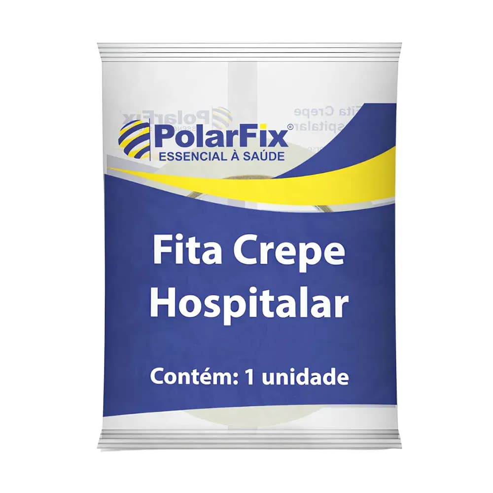 FITA CREPE HOSPITALAR EM ROLO POLARFIX
