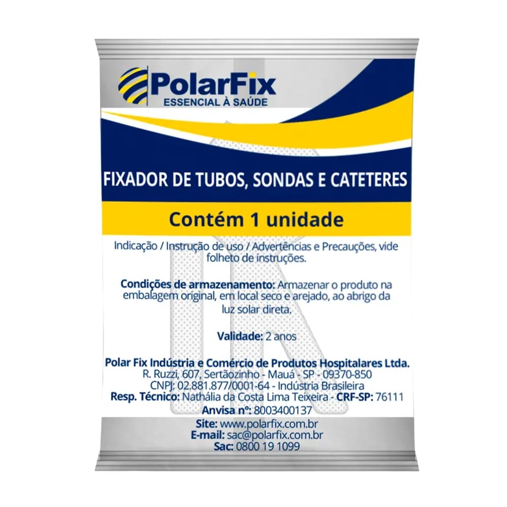 FIXADOR DE TUBOS E SONDAS NASAIS POLARFIX