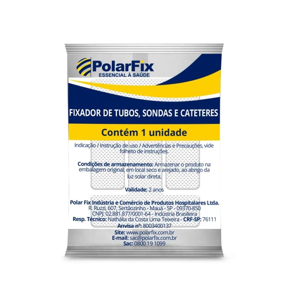 FIXADOR DE TUBO SONDA E CATETER VESICAL POLARFIX