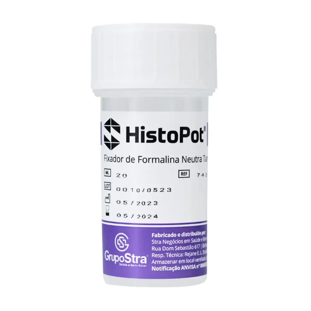 FORMOL SOLUÇÃO PARA BIÓPSIA FORMALINA TAMPONADA 10% HISTOPOT