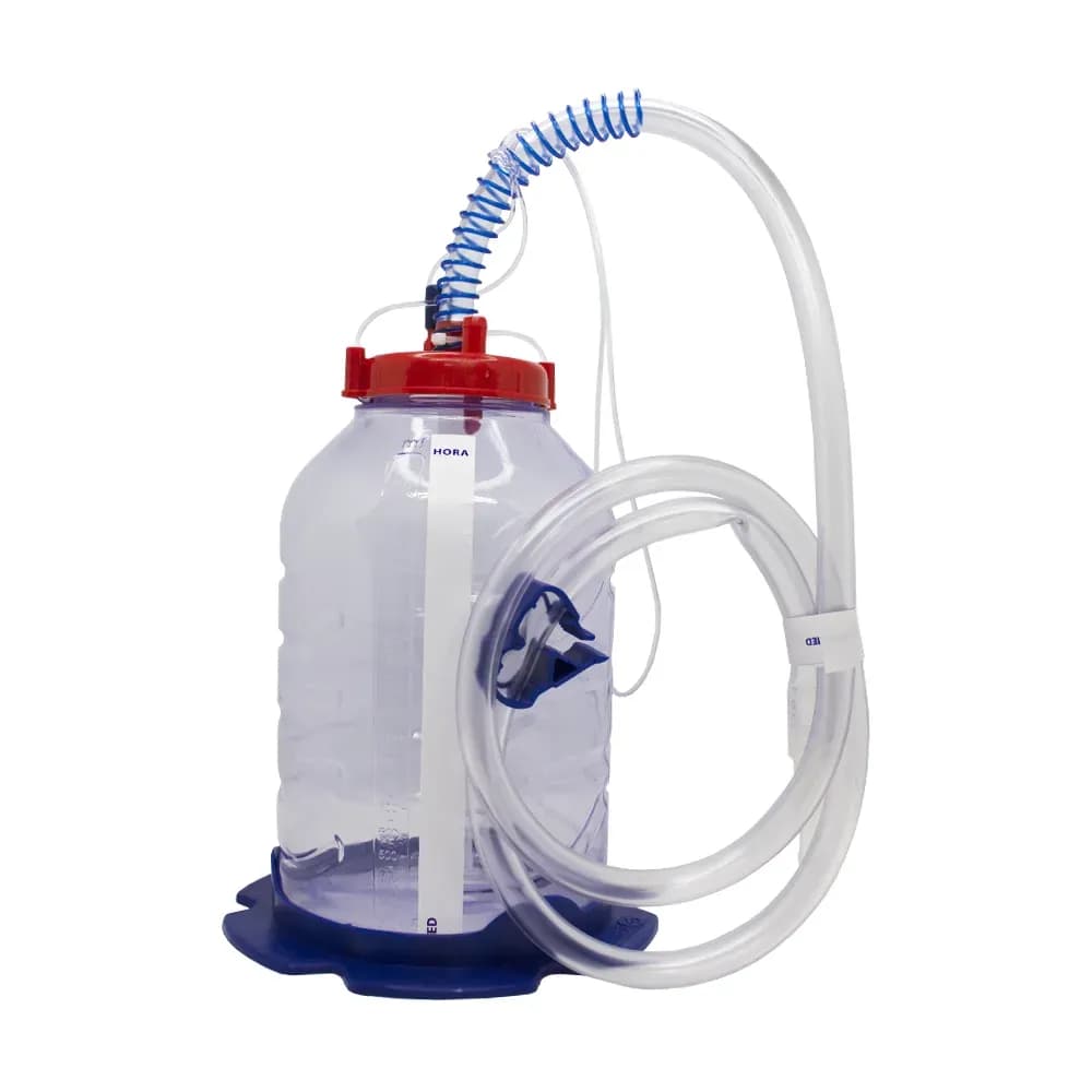 FRASCO DE DRENAGEM MEDIASTINAL E TORÁCICA MEDIDREN COM SUPORTE CREMER