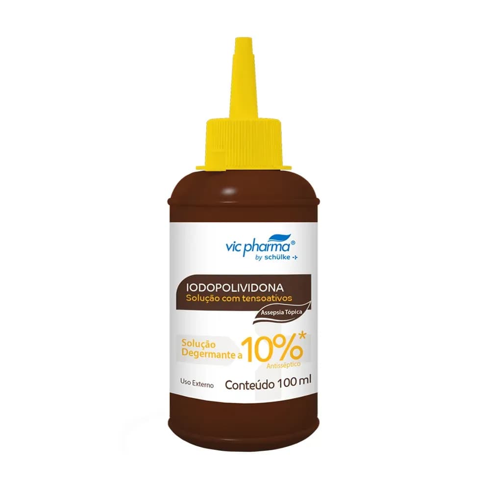 IODOPOLIVIDONA DEGERMANTE 10% COM TENSOATIVOS VICPHARMA
