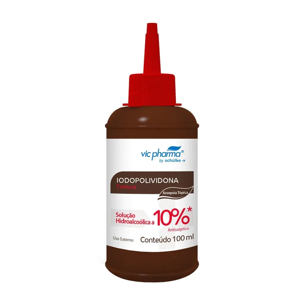 IODOPOLIVIDONA TINTURA 10% SOLUÇÃO HIDROALCOÓLICA VICPHARMA