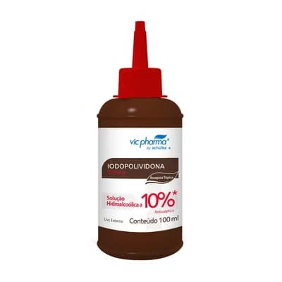 IODOPOLIVIDONA TINTURA 10% SOLUÇÃO HIDROALCOÓLICA VICPHARMA