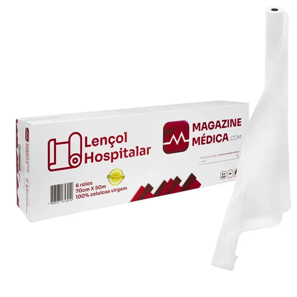 LENÇOL HOSPITALAR COM PICOTE A CADA 60CM