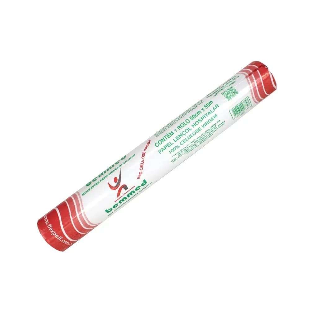 LENÇOL HOSPITALAR DE PAPEL SEM PICOTE LEFLEX-EXTRA BEMMED